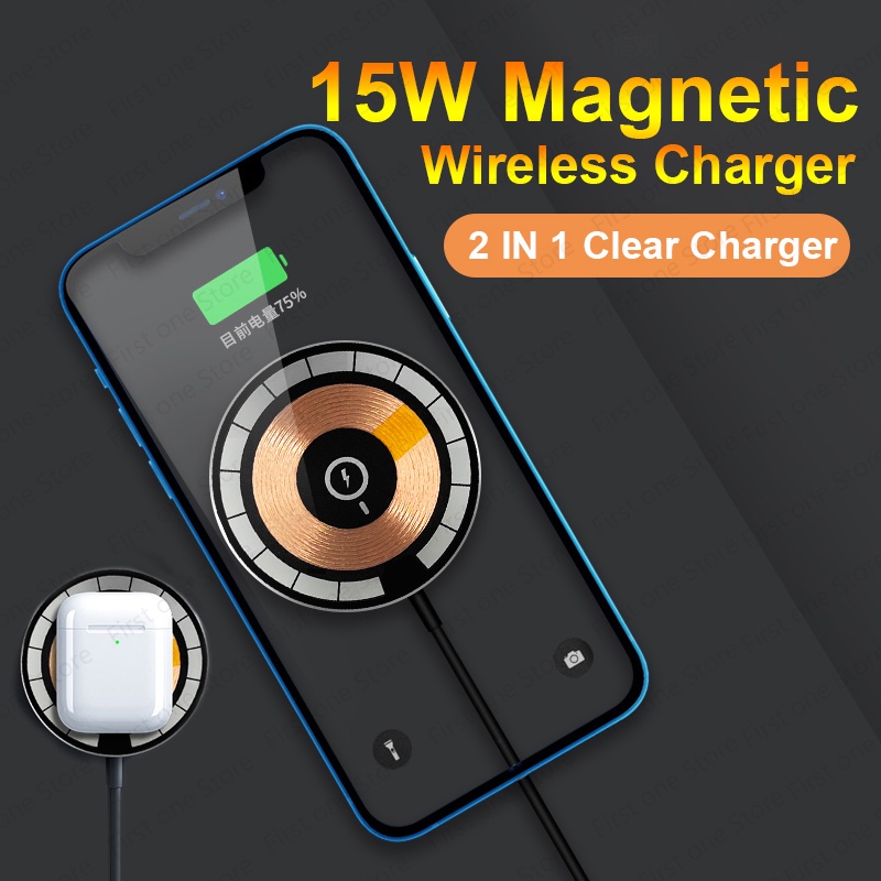Đế Sạc Không Dây 15W Cho iPhone 14 12 13 Pro Max