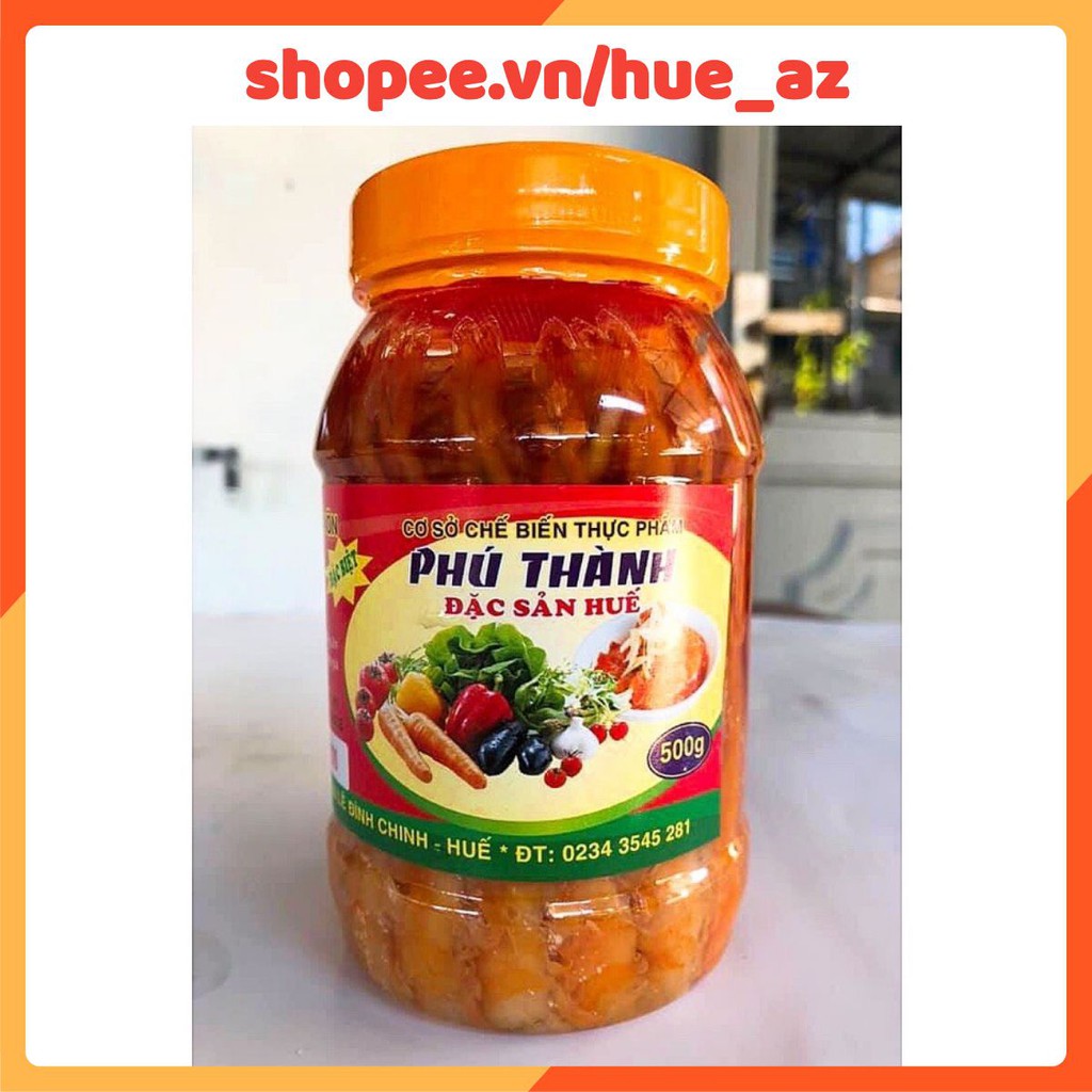Tôm chua Phú Thành tôm nõn bỏ đầu 500g - Đặc sản Huế