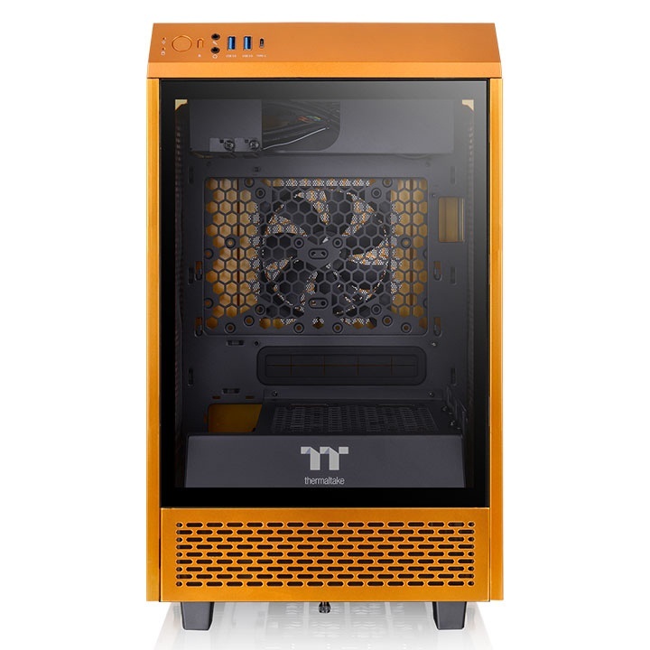 Vỏ Case Thermaltake Tower 100 TG Metallic Gold Hàng chính hãng