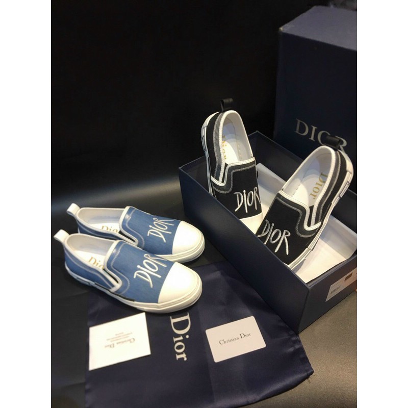 Giày lười vải DI0R siêu chất | BigBuy360 - bigbuy360.vn