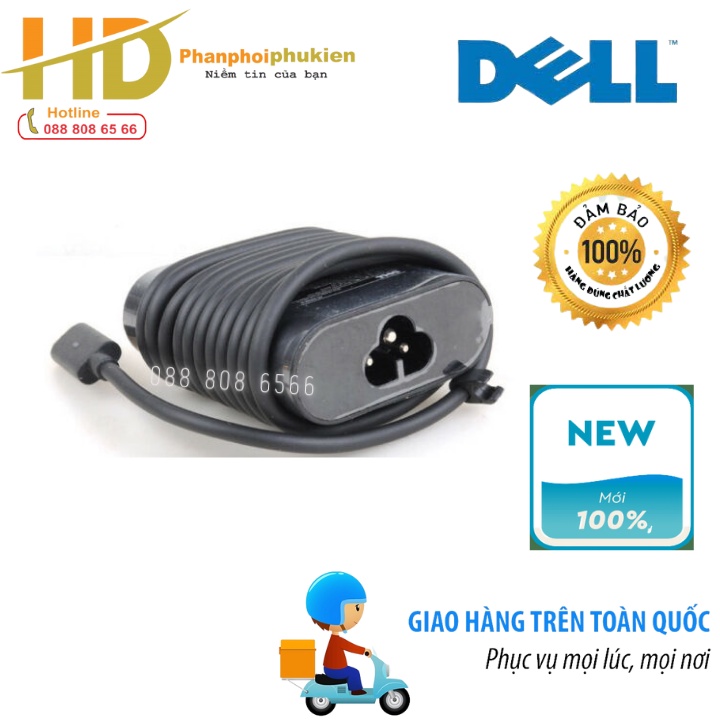 Sạc dành cho Laptop Dell XPS 13 9350 9360 9365 65W Type-C