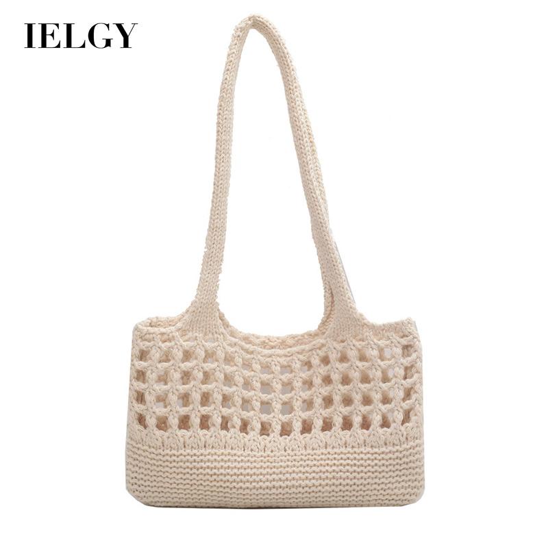 Túi Xách bucket Dệt Kim Thời Trang Cho Nữ