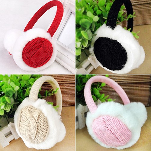 Chụp tai giữ ấm bằng bông đáng yêu