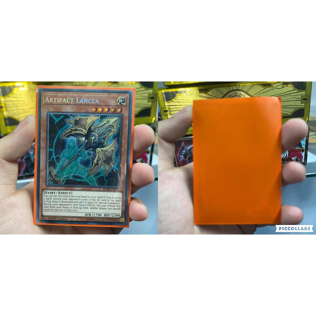 [ Dưa Hấu Yugioh ] Bọc thẻ bài Yugioh Size sleeve nhám dành cho Yugioh Vanguard nhiều màu sắc  - 60 cái - Bọc bài Yugioh