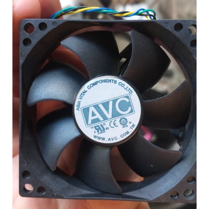 Fan quạt 8cm siêu mạnh tản nhiệt máy tính hiệu DELTA, FOXCONN, AVC dòng 12v, ampe 0.6 đến 0.7a, hàng tháo máy Server