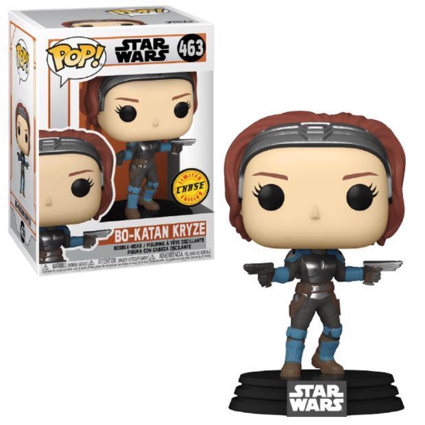 Đồ chơi mô hình funko pop 463 Bo-Katan Kryze (No Helmet) Chase - Star Wars