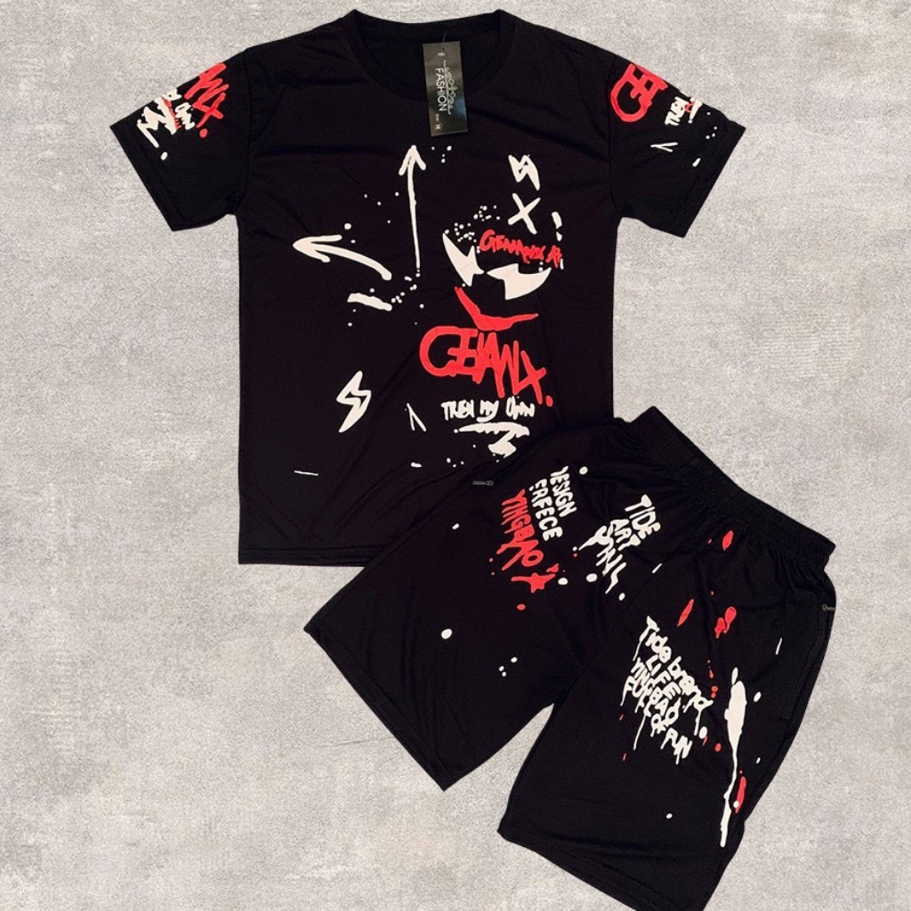 Bộ quần áo thể thao nam bộ thời trang thun hè nam cool ngầu chất lượng cao