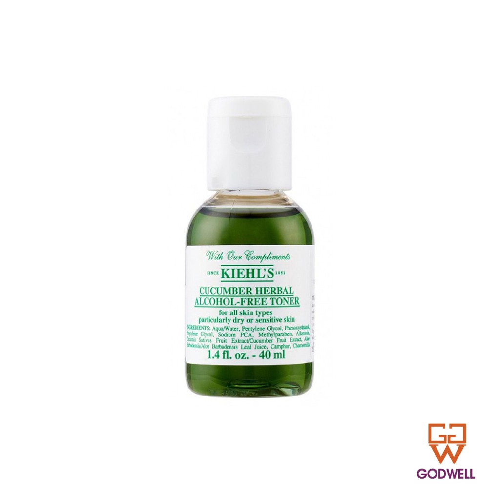 [KIEHL'S] Toner dưa leo Kiehls Cucumber Herbal Alcohol-Free Toner 40ml (Hàng tặng không bán / Not for sale)