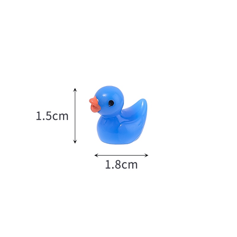 Bộ 7 Tượng Vịt Vàng Mini Bằng Nhựa Resin Dễ Thương Dùng Trang Trí Tiểu Cảnh / Nhà Cửa / Xe Hơi