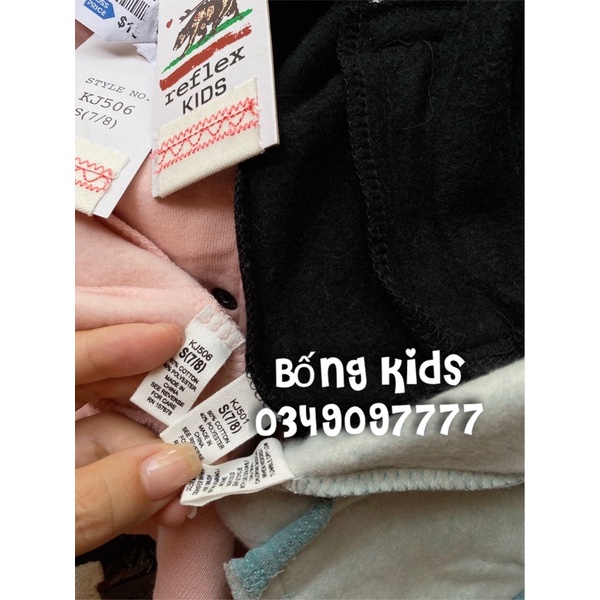 Áo Bomber Bé Trai &amp; Bé Gái Phối Màu Reflex