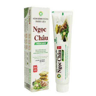Kem Đánh Răng Dược Liệu Ngọc Châu Trắng Sáng 125g