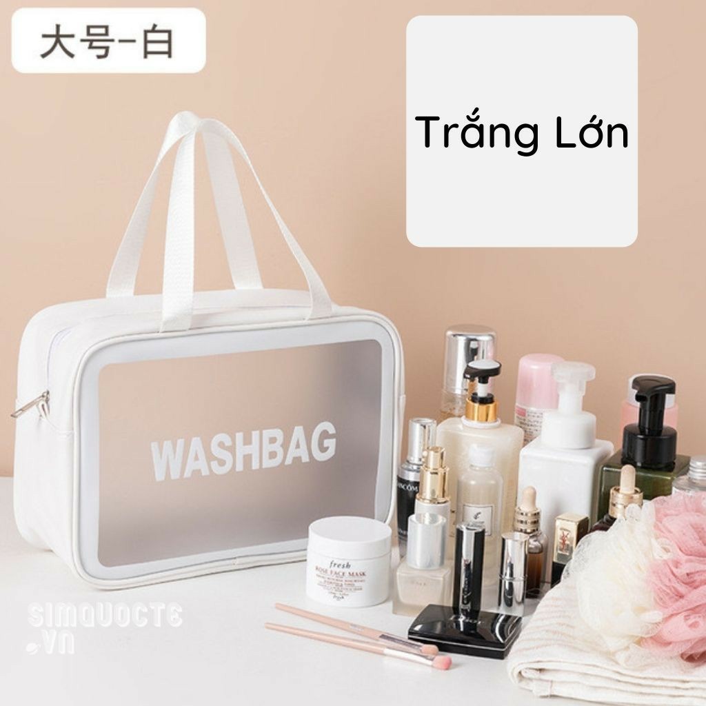 PVN24555 Túi đựng mỹ phẩm/ Đồ trang điểm du lịch chống thấm nước Washbag - Hàng đẹp T2 .