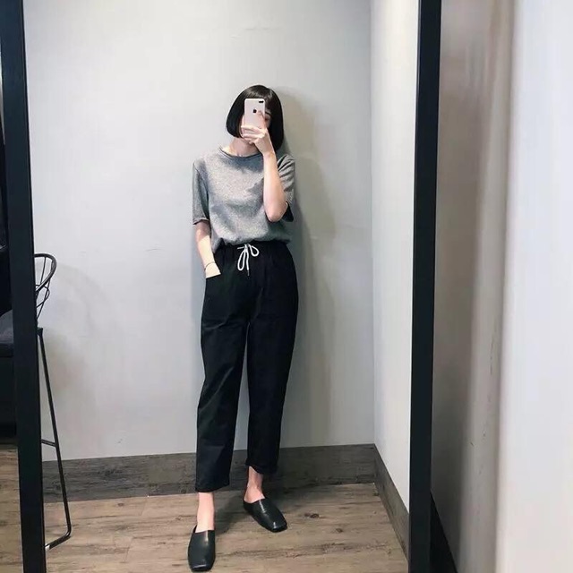 Quần Kaki Baggy túi hộp