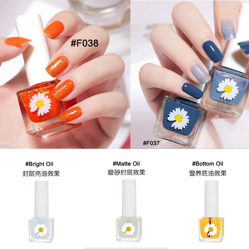 Sơn Bóng Móng Tay Fairy's Gift N8072-2 Thiết Kế Hai Màu Thời Trang 8ml