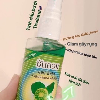 Tinh dầu bưởi xịt mọc tóc chống gãy rụng Kaffir Thái Lan