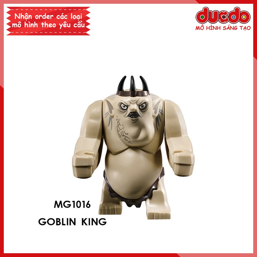 Bigfig quái vật Goblin King trong chúa nhẫn siêu chất - Đồ chơi Lắp ghép Xếp hình Mini Minifigures Big Fig MG1016