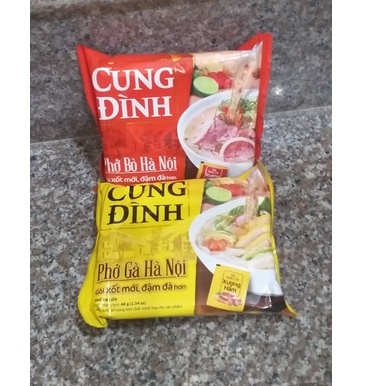 Combo 5 gói Phở Cung đình 65g