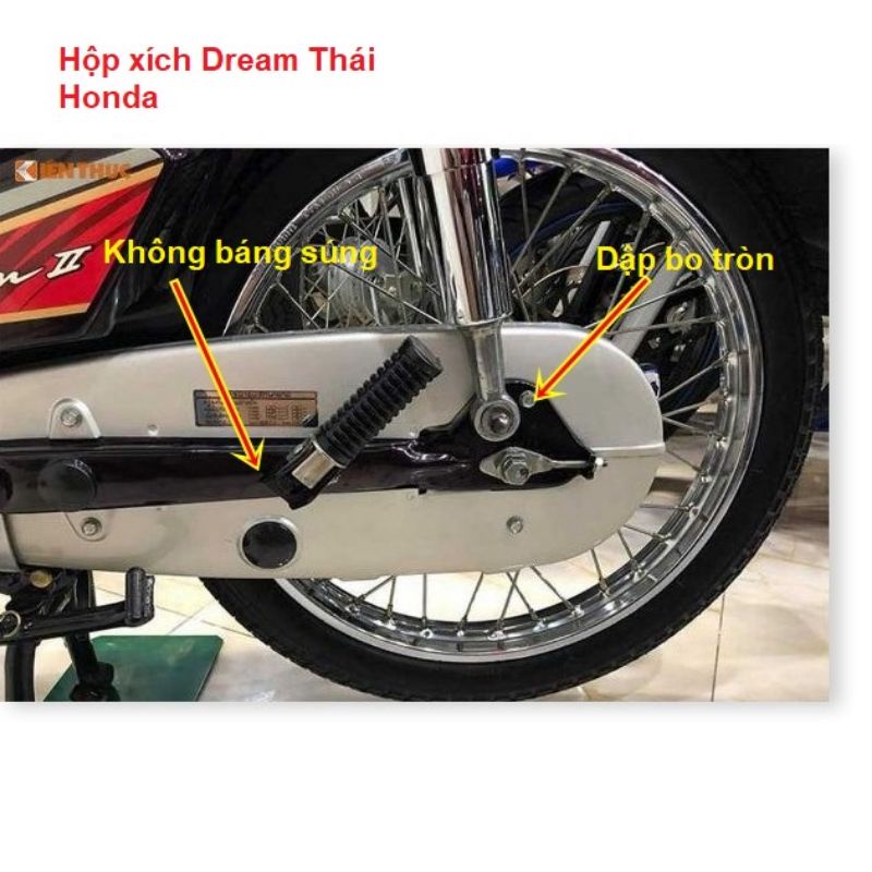 Hộp xích Dream Thái - Hộp sên Super Dream gắn cho xe Honda