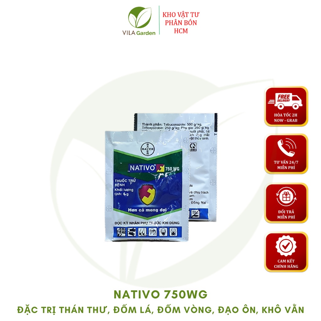 Thuốc trừ bệnh NATIVO 750WG (6g)