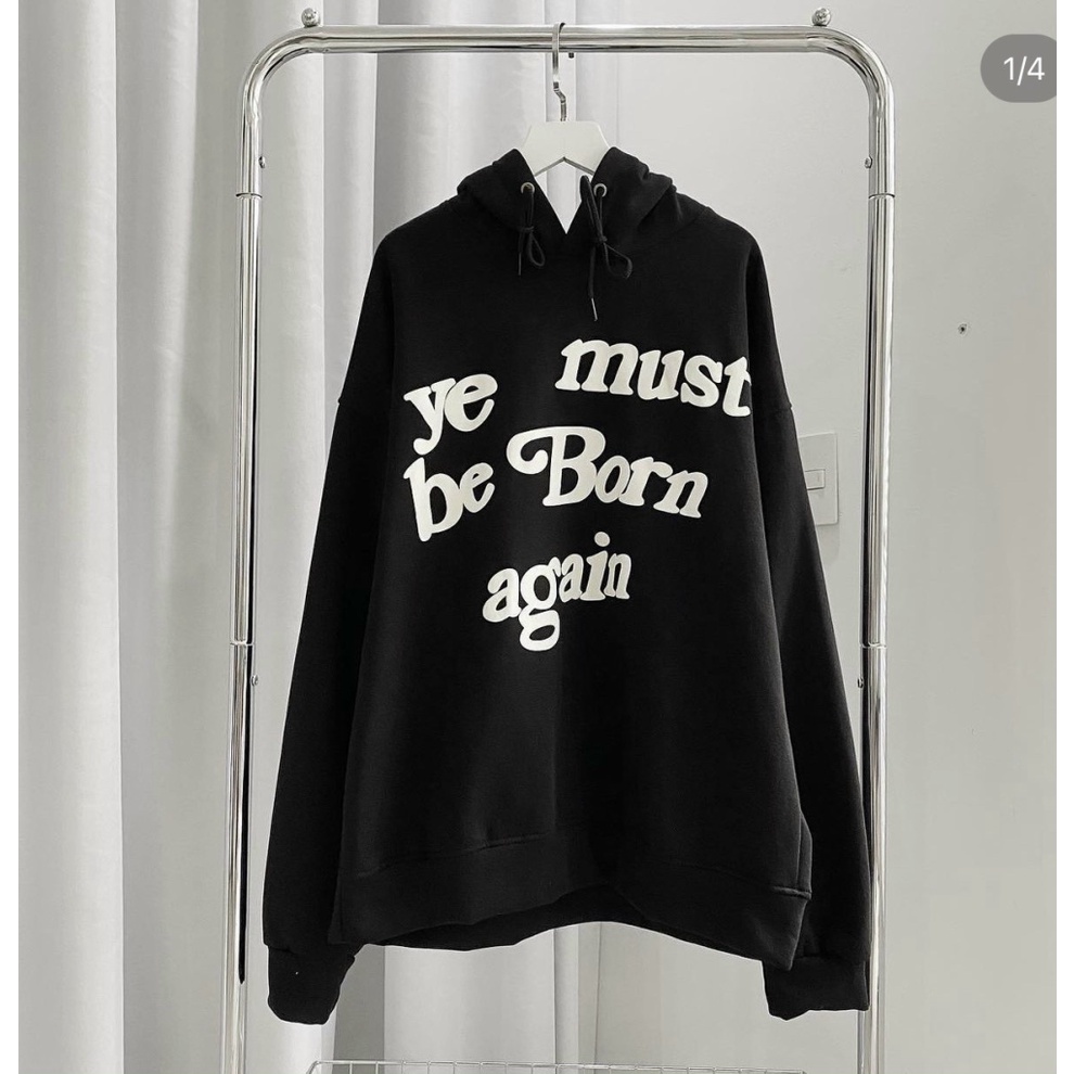 Áo Hoodies Nam Chui Đầu Vải Nỉ Dày Mịn Nón Lớn 2 Lớp Form Rộng Màu Đen In Chữ Tráng Hot Trend NEW UNISEX