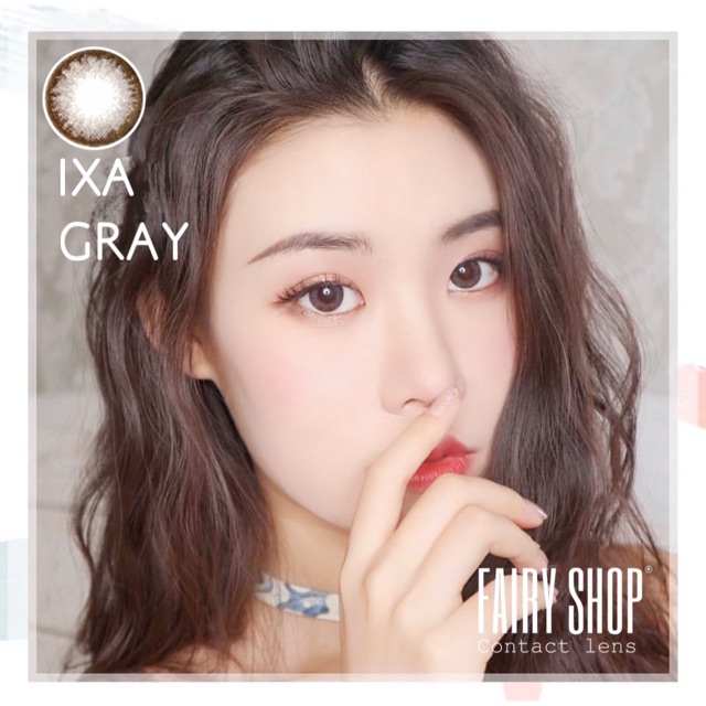 Kính Áp Tròng IXA GRAY 14.0 mm ( 0 - 6 độ) HSD 6 Tháng Lens Hàn