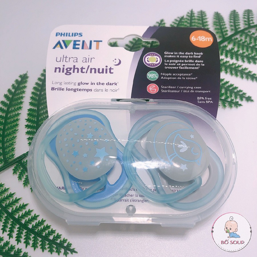 Núm Ti Giả Avent Ultra Air, Ultra Soft Cho Bé Shop Bố Soup