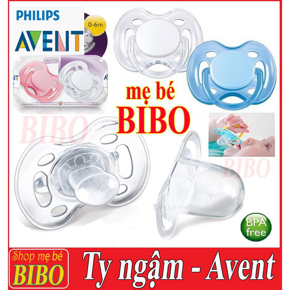 LẺ/BỘ 2 TY NGẬM THÔNG KHÍ PHILIPS AVENT 0-6M/6-18M