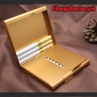 Hộp đựng thuốc lá 20 điếu vỏ nhôm nhỏ gọn nhiều mầu Mã 846