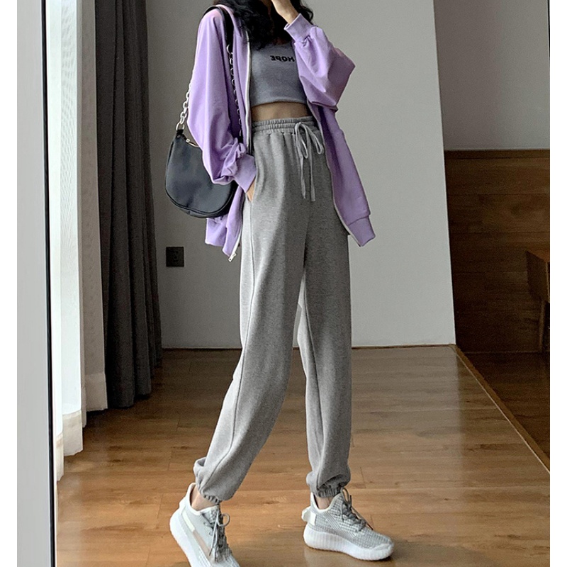 NRVP Quần Thể Thao Ống Rộng Phong Cách Hàn Quốc