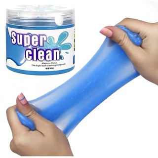 Slime vệ sinh super clean cao su mềm đa năng hút bụi làm sạch bàn phím máy tính laptop nội thất ô tô xe hơi