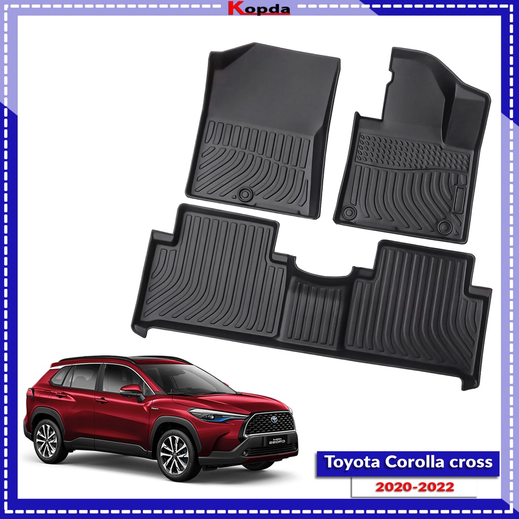 Thảm Sàn Xe Ô Tô Toyota Corolla cross 2020-2022 Thảm sàn Nano TPE Thế Hệ Mới - Độ Bền Trên 5 năm