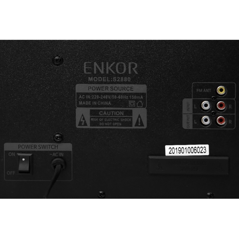 Loa vi tính Bluetooth Enkor S2880 Đen chính hãng mới 100%