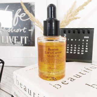 Tinh chất đa năng chiết xuất từ carrot BENTON Let`s Carrot Multi Oil 30ml