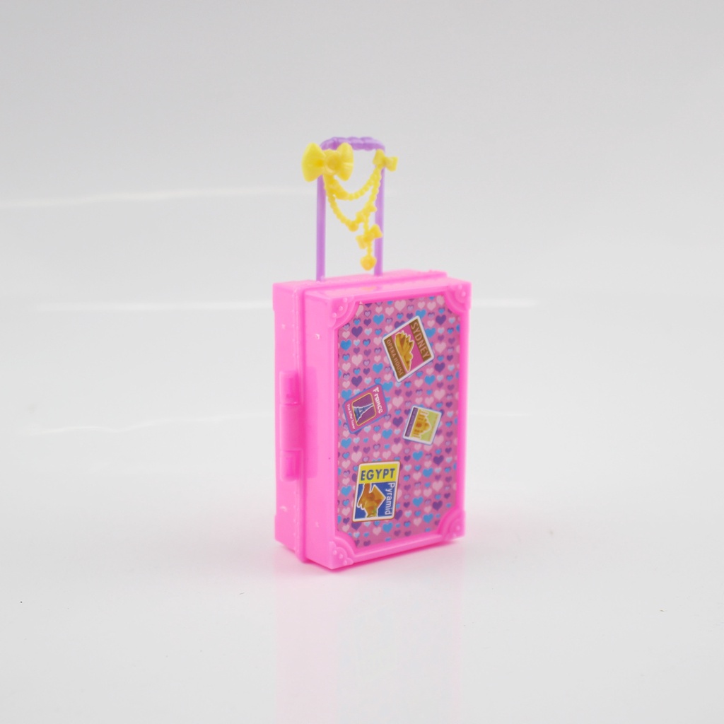 Phụ kiện búp bê mô hình vali cho búp bê barbie ANDATOY AD904