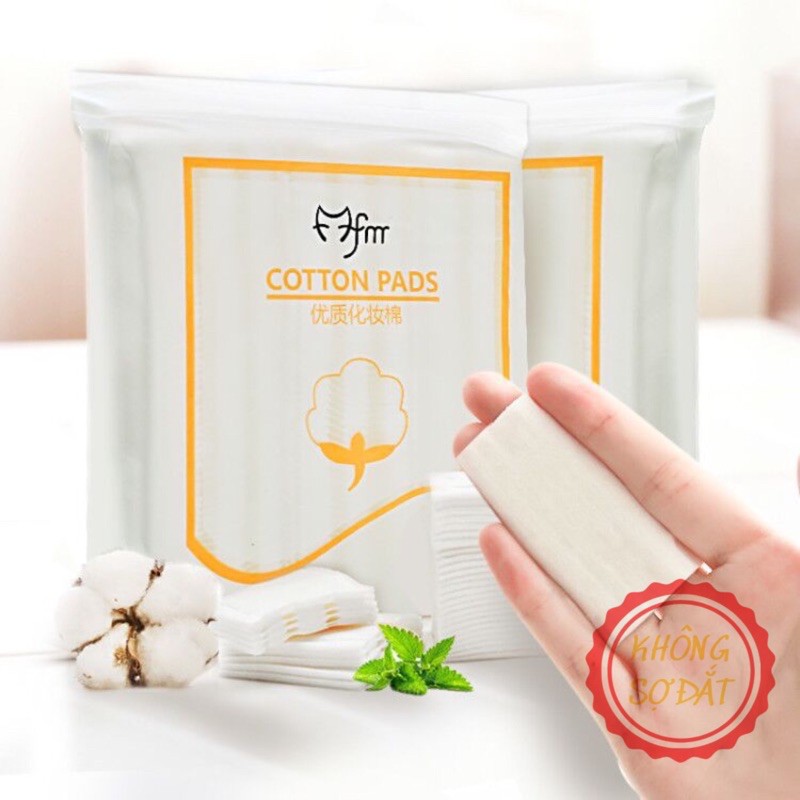 Bông tẩy trang 3 lớp Cotton Pads [Túi 222 miếng]