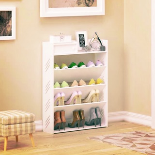 [Ảnh thật] Kệ giầy chéo 5 tầng kèm 1 ngăn kéo nhỏ để đồ - HOME DECOR