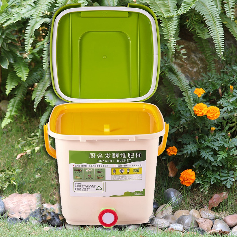 Thùng đựng rác 12L bằng nhựa PP hữu cơ tiện dụng