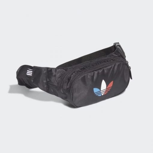 Túi bao tử  Adicolor Tricolor Classic Waist Bag 100% polyester 2 lớp chống thấm tốt  in màu sắc đa màu mới cho logo