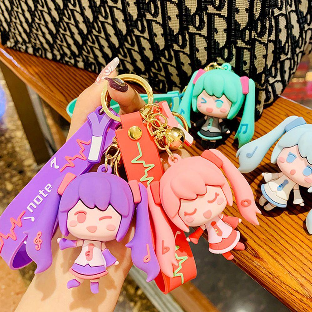 Móc Khóa Hình Nhân Vật Hoạt Hình Hatsune Miku Dễ Thương
