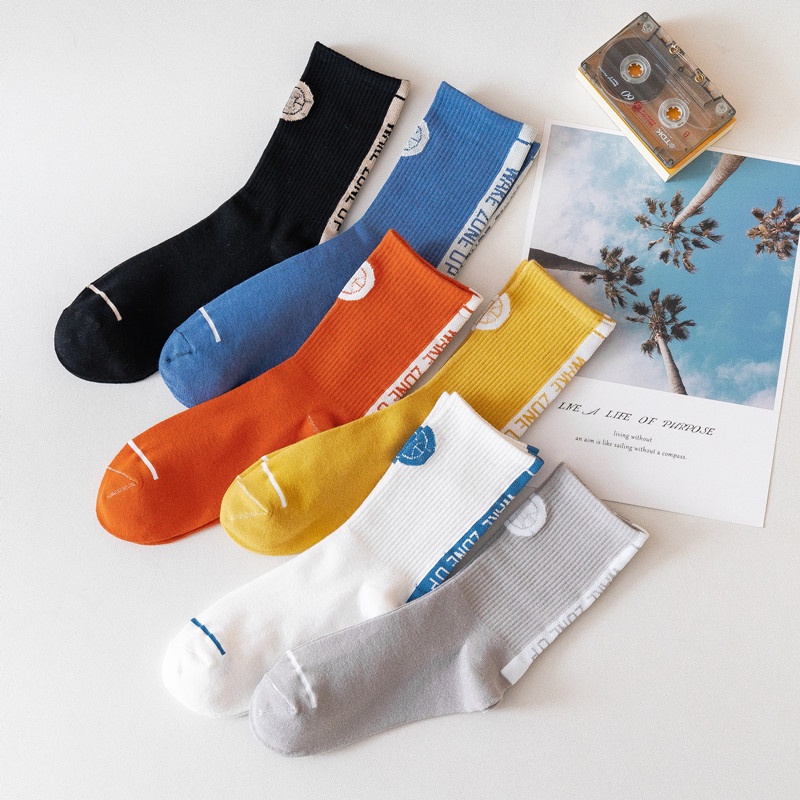 Tất vớ nam thể thao thời trang Hàn quốc cotton khử mùi Warm&amp;Cute AD22