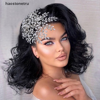 RU Silver Bridal Headdress Luxury Wedding Headband Women Hair Accessories Headwear n