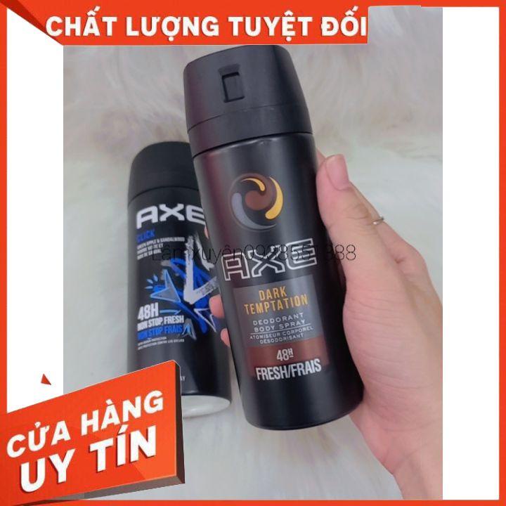 Xịt khử mùi AXE 150ml 48h dành cho nam giới Khử mùi hiệu quả,Giảm tiết mồ hôi Mùi hương đầy nam tính thu hút