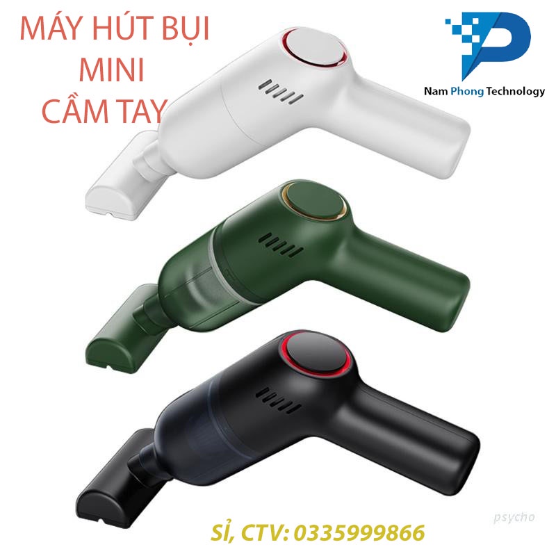 MÁY HÚT BỤI XE HƠI CẦM TAY MINI KHÔNG DÂY HELLO LEIBO - THIẾT BỊ HÚT SẠCH GIƯỜNG, NỆM &amp; SÀN NHÀ