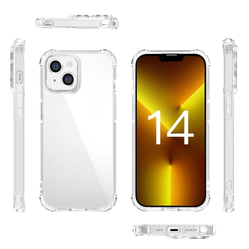 Ốp Điện Thoại TPU Trong Suốt Siêu Mỏng Cho Iphone 14 / 14 Max / 14 Pro / 14 Pro Max