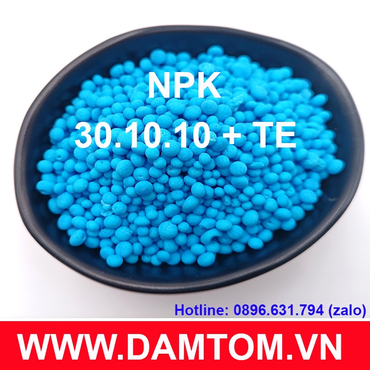 Phân bón NPK 30-10-10+TE , NHẬP KHẨU ĐỨC, Công nghệ tháp cao , cây đâm chồi đẻ nhánh