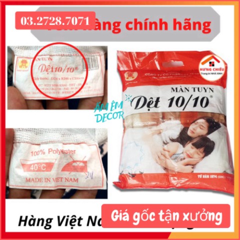 [HÀNG ĐẸP] Màn tuyn chống muỗi dệt 10/10 xịn Freeship