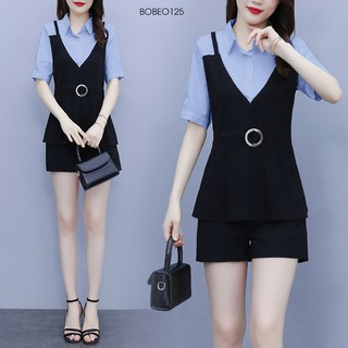 Sét bộ cộc áo giả yếm - bobeo125