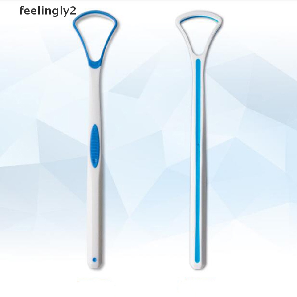 [feel] Dụng Cụ Vệ Sinh Lưỡi Răng Miệng Bằng Nhựa Chăm Sóc Răng Miệng (f)