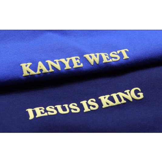 Áo Thun unisex Tay Ngắn In Hình Chúa JESUS IS KING Thời Trang