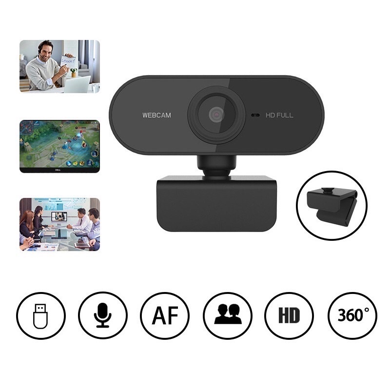 Webcam kèm míc full HD 1080p | BigBuy360 - bigbuy360.vn